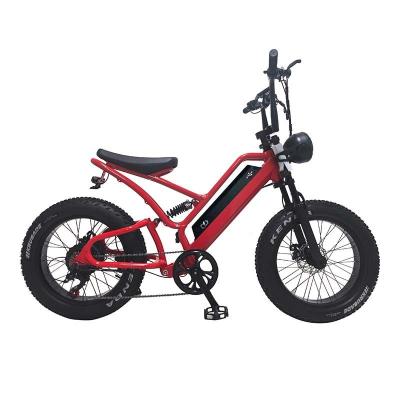 China E-bike Fat Tire 48V10Ah Bateria de lítio Velocidade 500W Brushless Spoke Motor para motos de neve à venda