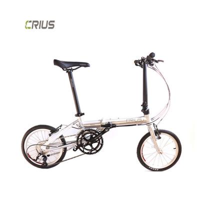 Cina Fitness all'aria aperta 16 pollici Shadow Folding Bike con e Microshift R9 Rear Derailleur in vendita