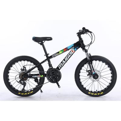 China 20*2.125 WANDA Cuadro de neumáticos de acero Bicicleta infantil de 21 velocidades con freno de disco mecánico en venta