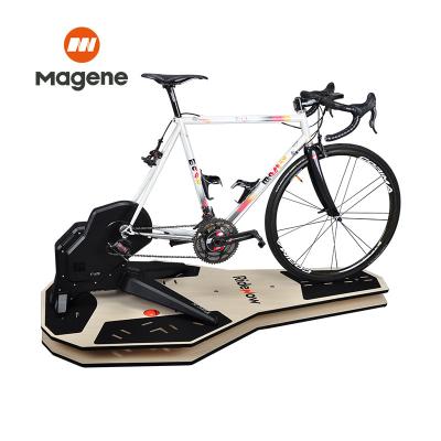 China Sitt-on / rocking PU leer fiets trainer board voor indoor fietsen Te koop