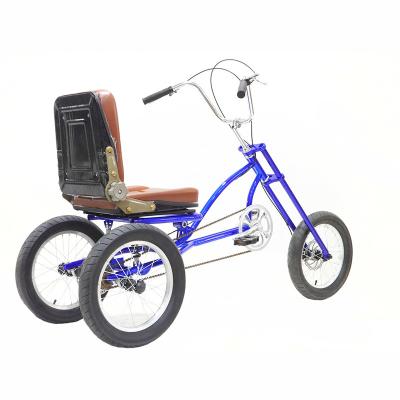 Cina 16 pollici Trike 3 ruote triciclo bici da carico per adulti con manubrio in acciaio ad alto tenore di carbonio in vendita