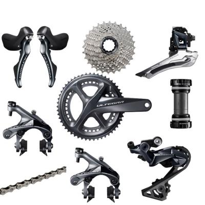 China Crankset de aleación de magnesio negro Ultegra R8000 para una experiencia óptima en bicicleta en venta