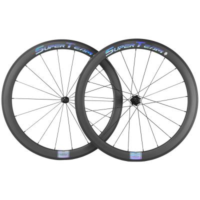 China Superteam 700c Road Bike Wheelset 50MM Width 25MM Height for 150 197 Mountain Bicycle for sale