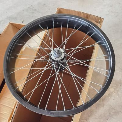 China 20*4.0 Double Wall Aluminum Wheelset For Electric Bicycles Sealed Bearing Hub Included for sale