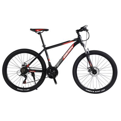 China Staal frame mountainbike met 26 inch bandbreedte en TONGLI MECHANICAL DISC BREK Te koop