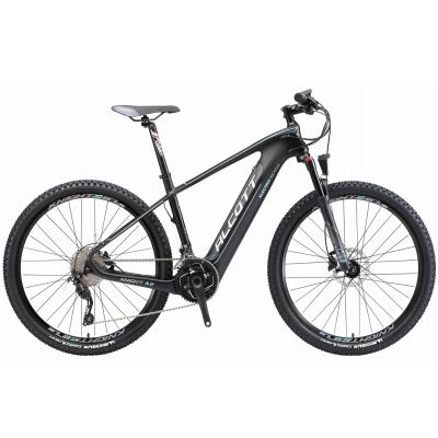 China LUXURY CARBON EBIKE 27.5 Inch Carbon Fiber MTB Ebike Mountain Electric Bike With Hidden Battery And Pedal Assit for sale