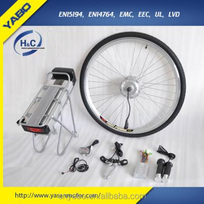 China Cheap aluminum alloy electric bicycle parts 36v 250w front wheel kit for electric bike for sale