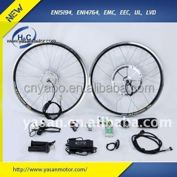 China Aluminum alloy e bike kits 36V 48V 500W motor with controller MTB e bike conversion kits for sale