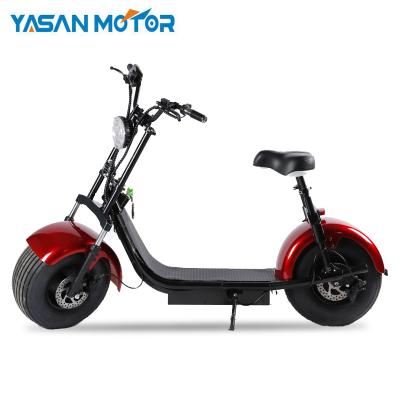 China Electric scooter Europe 18x 60V 1000W fat tire citycoco CE approved 9.5 inch vacuum tire for sale