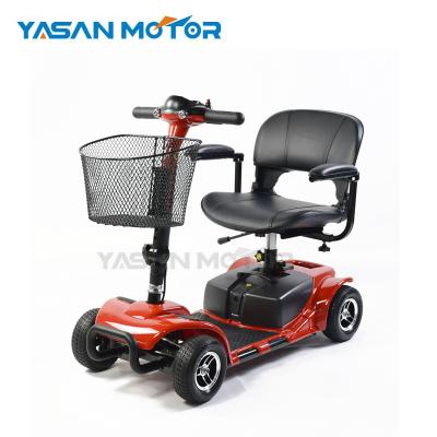 China Fashion 180W 24V 4 Wheel Inflatable Non-Tire 2019 Electric Disabled Mobility Scooter Handicapped Vehicle With Seat for sale