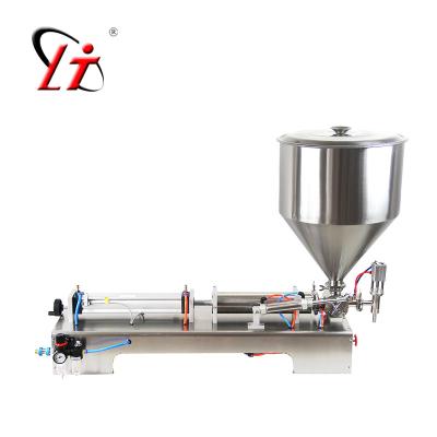 China G1WG One Head Beverage Ointment Filling Machine Honey Juice Sauce Jam Gel Filler Paste Filling Machine, Semi Automatic Piston Filler for sale