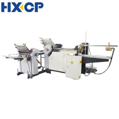 China Pharmaceutical Leaflet HXCP SDB6+4 Loops All Folding Fast Paper Brochure Maker-Ready Machine High Quality Leaflet 6+4 Loops Folder for sale