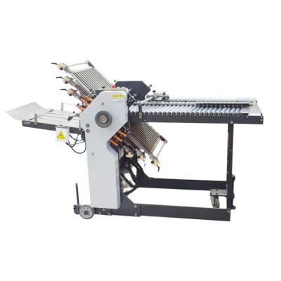 China Factory high quality 6 loops tail fast folding machine small booklet leaflet sheet folding paper pharmaceutical making machine for sale