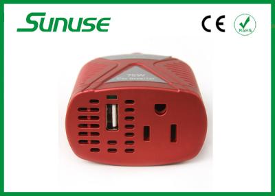 China 75W DC im Freien 12V zum Auto-Energie-Inverter Wechselstroms 220V mit Zigarrenfeuerzeugstecker zu verkaufen