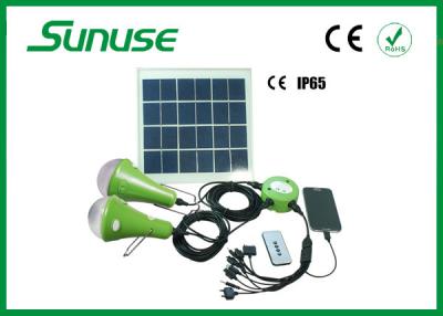 China 12W Solar Panel solar led home lighting system with Remote controller for sale