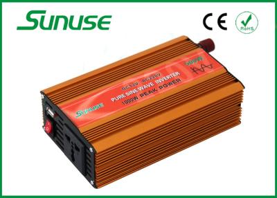 China Kleines 12v zum reinen Wellenkraft-Inverter des Sinus-230v 1000 Watt mit Aluminium-Shell zu verkaufen