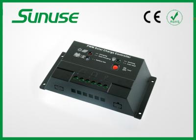 China Sonnenkollektorregler-Vorwurfsprüfer 20a 12V 24V PWM mit LED-Anzeige zu verkaufen