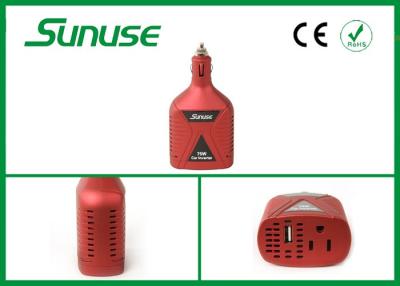 中国 USB の充電器のラップトップのアダプターが付いている 220V AC 車力インバーターへの携帯用 75W 24V DC 販売のため