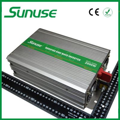 China Vehicle DC To AC Modified Sine Wave Power Inverter , 24v 110V Mobile Power Inverter for sale