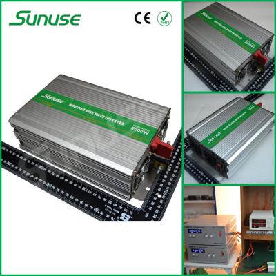 China Safety Off Grid Single Phrase MCU And High Frequency DC To AC Inverter 2000W 24v 220v for sale