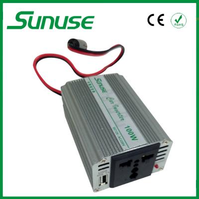 China 100W Off Grid Modified Sine Wave Car Inverter With USB Port , High Frequency for sale