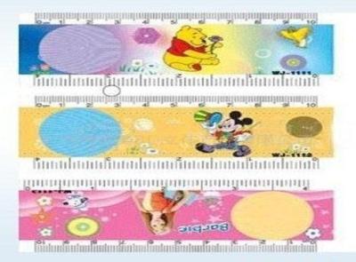 China PLASTIC LENTICULAR custom design animation lenticular ruler 20cm 30cm plastic 3d lenticular printing ruler for students for sale