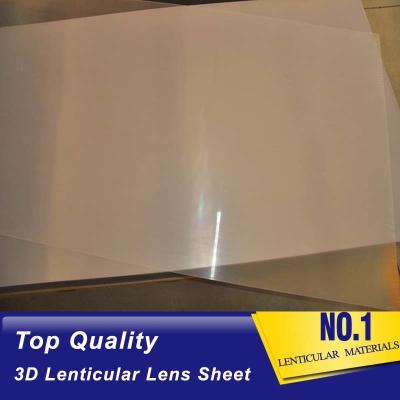 China PLASTIC LENTICULAR 75 LPI 0.6mm 3d plastic sheet lenticular lens film lenticular vs progressive lens material suppliers for sale