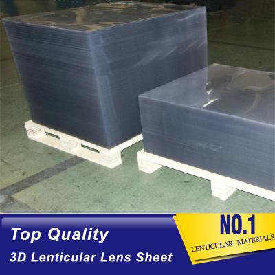 China high transparency different kinds of PET PP plastic lenticular sheets 3d 75 lpi lenticular sheet suppliers Denmark for sale