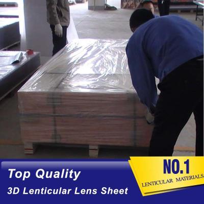 China Tablero lenticular del picosegundo 3m m 20 hoja lenticular lenticular Barbados de la lente de la transparencia 3D de las lentes del tirón de la LPI 3d en venta