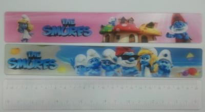 China PLASTIC LENTICULAR Custom 3d lenticular ruler wholesales-pp pet 3d lenticular measuring ruler for gift for sale