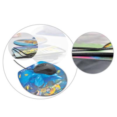 China PLASTIC LENTICULAR 3d custom printed mouse pads PP PET 3d breast mouse pad printing for sale