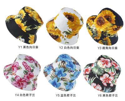 China breathable & New waterproof border creative printing double-sided fisherman hat can be used outdoor sun hat for sale