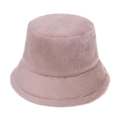 China Checked Winter Bucket Hats Fish Hats Thick Warm Fashion All Match Basin Hat for sale