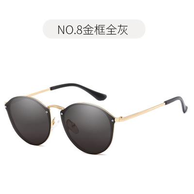 China Fashion sunglasses sunglasses new trend unisex fashion glass personality metal sunglasses training mirror for sale