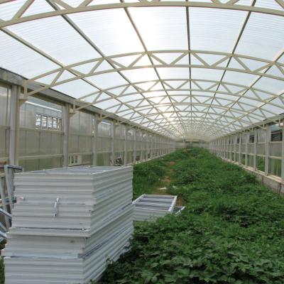 China FRP industrial fiberglass roofing sheet /material tile for steel structure chicken poultry house for sale