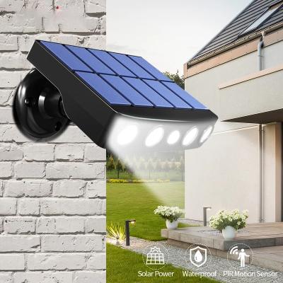 China Easily Assembled Outdoor Motion Sensor Waterproof IP65 Lighting Powerful Solar Powered Led Wall Light for Garden Path Garage Yard Street Lights for sale