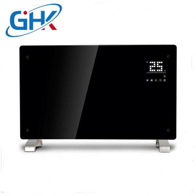 China Hotel 1000W Electric Glass Wall Mounted Panel Heater Convector Heater With WIFI for sale