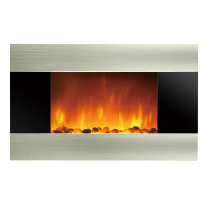 China Flame Burst Adjustable Electric Wall Mounted Fireplace Heater With Remote Control for sale