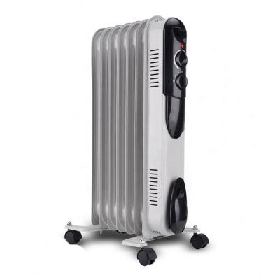 China 7fins 9fins 11fins Hotel Freestanding Or Desk Radiator Filled Oil Heater for sale