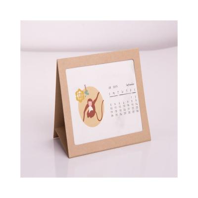 China Table Calendar ES-Printing Quality Choice Eco-Friendly Customize Desk Calendar Printing Services for sale