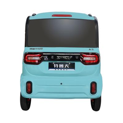 China Leather Made In China Electric Vehicle Four Wheels Adult Mini Electric Car for sale