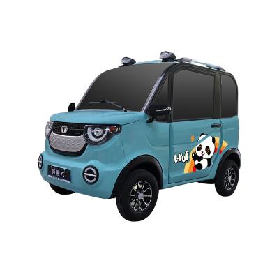 China Leather Electric Enclosed Cabin Family Mini Smart Car Four Wheel Mobility Scooter Adult Electric Vehicle for sale