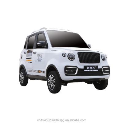 China Leather 4 Wheels Electric Vehicle Small E8 Passenger Vehicle for sale