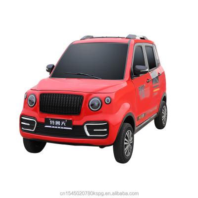 China Leather Quadricycle 4 E8 Wheels Electric Vehicle Small Passenger Vehicle for sale