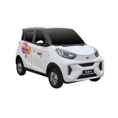 China Leather Electric Sightseeing Car 4 Wheels Electric Smart Car for sale