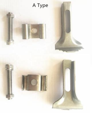 China Easy Installation Steel Grating Clips Fasteners For Steel Bar Gratings Fixed Clamps for sale