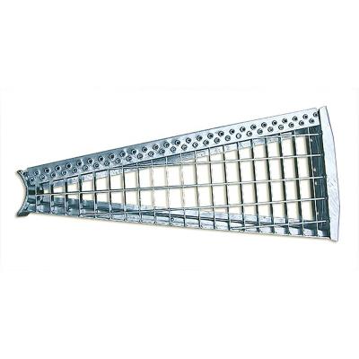 China Modern Galvanized Steel Stair Grating Spiral Stair Stair Tread For Outdoor Projects for sale