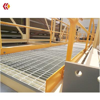 China Light Weight High Load Galvanized Steel Floor Welding Forge Gratings for sale