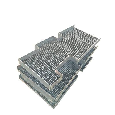 China Walkway Toe Plate Steel Floor Galvanized Floor Steel Grating Grating Plate for sale