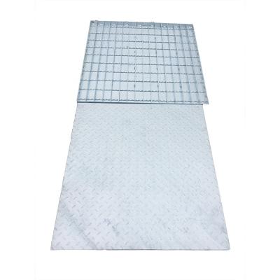 China Industrial Composite Steel Gratings With 3mm Thickness Checkered Plate For Cobre Project for sale